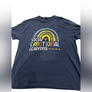 Gildan Softstyle Navy T-Shirt